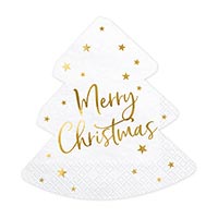 Салфетки Елка MERRY CHRISTMAS 20шт