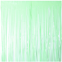 Занавес п/э Пастель мятный 1х2м