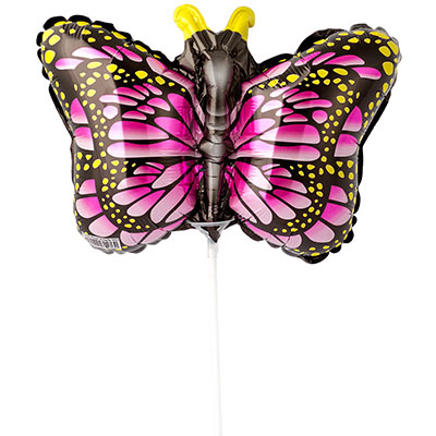 Шар Мини фигура Бабочка крылья розовые