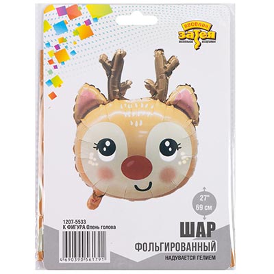 Шар фигура Олень голова