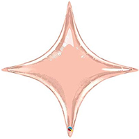 Шар без рисунка 40" ЗВЕЗДА Rose Gold