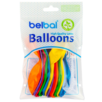 Шарики 32см, металлик ассорти, 12 штук