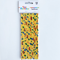 Трубочки для коктейля Конструктор, 12шт