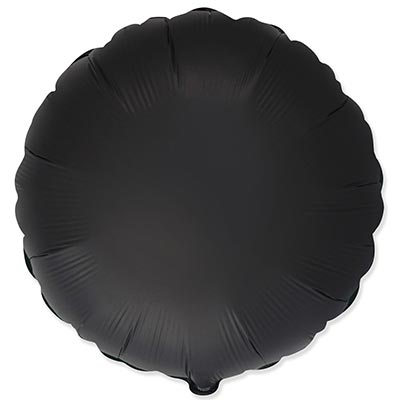 Шар круг 45см Сатин Black