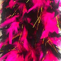 Боа черно-розовое