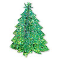 Елка настол голографический 30см