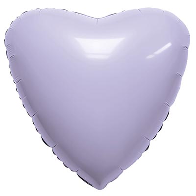Шарики из фольги Шар Сердце 45см Сатин Lavender