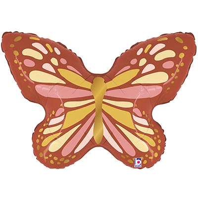 Шарики из фольги Шар фигура Бабочка Бохо