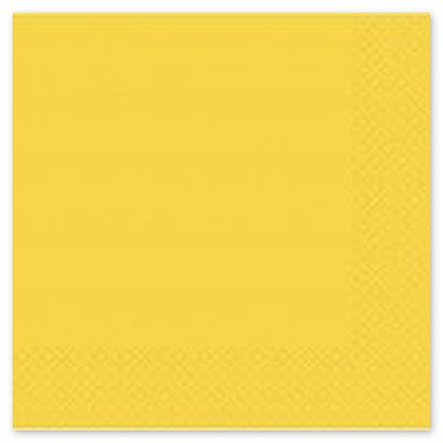 Салфетки Салфетки Солнечно-Желтые, 33 см