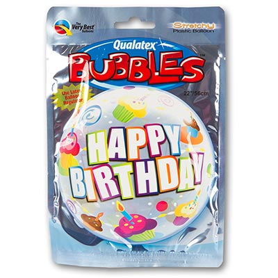 Bubble Шар BUBBLE 56см HB Кексы разноцветные