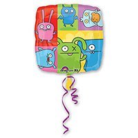 Шар 18", 45см, Happy Birthday Ugly Dolls