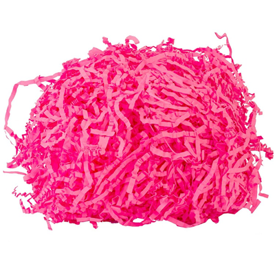 Упаковочный Наполнитель бумажный ярко-розовый, 50 гр