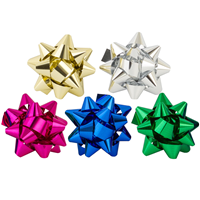 Банты звездочки, ассорти, 5 см