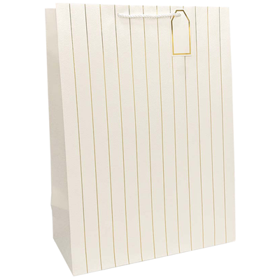 Пакет бум подар Полосы с тис микс 40х55