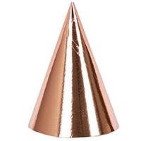 Колпачки блеск Розовое Золото, 6 штук