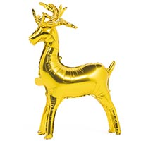 Шар напольный Олень золотой малый