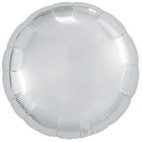 Шар круг 76см Металлик Silver