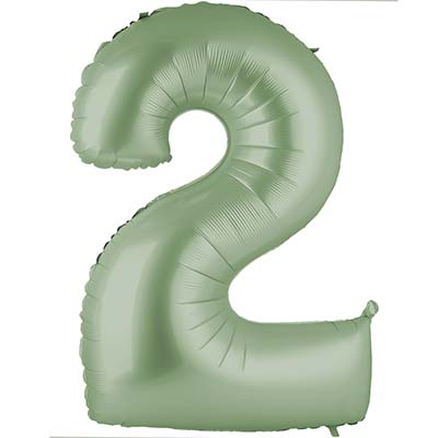 Г ЦИФРА 2  40" Сатин Olive Green
