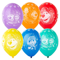 Шары 36см Маша и Медведь