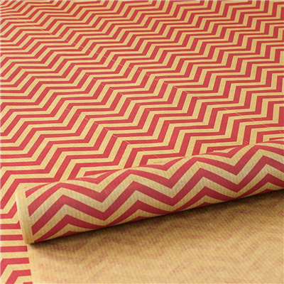 Шеврон Бумага Крафт Шеврон розовый 0,7х10м 1509-0252