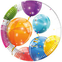 Тарелки малые Шарики сверкающие, 8 шт