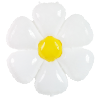 Шар фигура Цветок Ромашка белая
