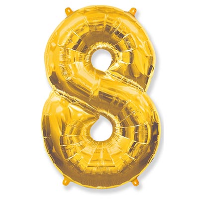 Ф ЦИФРА 8  40" Gold  без УП