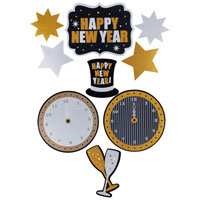 Баннер-комплект HNY Голливуд блеск, 9 шт