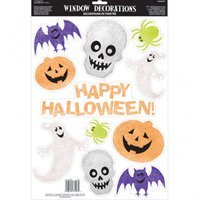 Наклейки на окно Хэллоуин, 11 штук