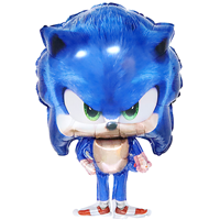 Шар фигура Ежик Аниме синий злой