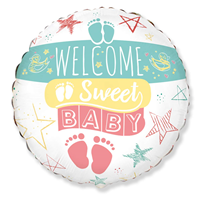 Шарик 45см WELCOME SWEET BABY
