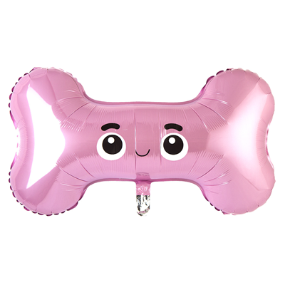 Я родился Шар фигура Косточка розовая 1207-4688