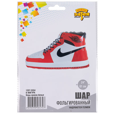 К ФИГУРА Кеды красно-белые