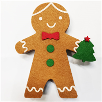 Фигура на подставке Прянич человеч14см