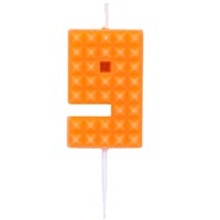 Свеча-цифра 9 Конструктор, 4,5см