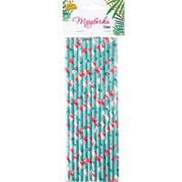 Трубочки для коктейля Фламинго