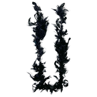 Боа черное 130см/G