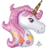 Шар фигура Единорог Нежный голова