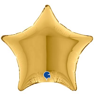 Золотая Г Б/РИС ЗВЕЗДА 4&quot; Металлик Gold 5 1204-1482
