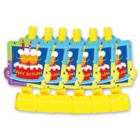 Язык-гудок с картинкой Торт Birthday
