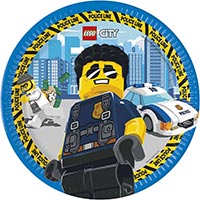 Тарелки большие LEGO CITY 8 шт