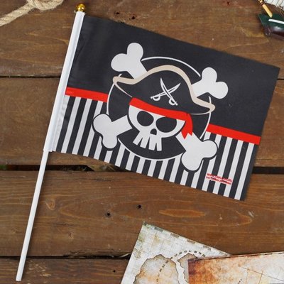 Флаг Пиратский 20х30см