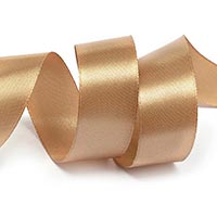 Лента атласная латте 25ммх27,4м