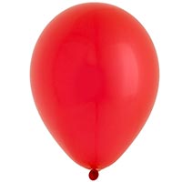 Шары 25см металлик красные Веселая Затея