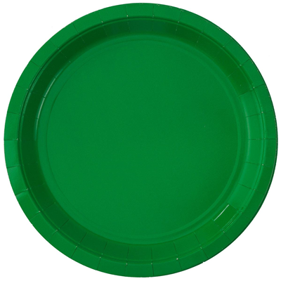 Тарелки Тарелка зеленая 23см 6шт