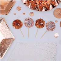 Пика д/канапе Фант RoseGold 6,5см дер8шт