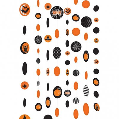 Гирлянда вертик Halloween, 180 см