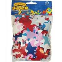 Конфетти Звезды п ассорти 35мм 100гр
