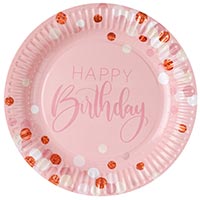 Тарелки большие HB Розовая дымка 6шт