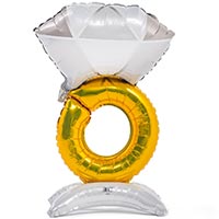 Шар Кольцо с брилиантом, под воздух